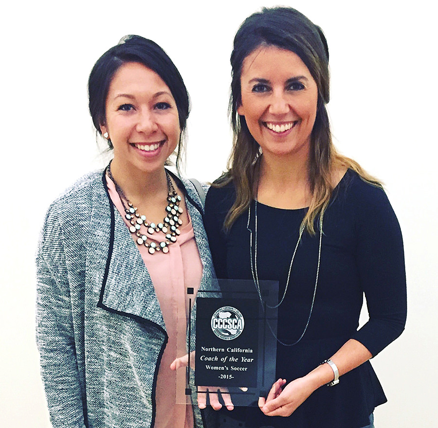 Adrienne Sorenson named Northern California  Women's Soccer Coach of the Year